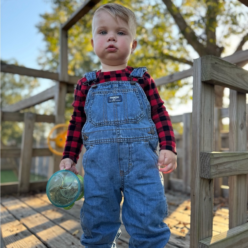 OshKosh B'gosh Classic Blue Overalls for Kids 2T